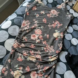 Leith knit ruched side tank dress